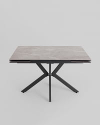 Стол раскладной Marmer 120-180*80*76 см керамика антрацит