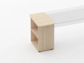 Тумба приставная к столу Glassy 3.18.10 Туя