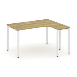 Стол эргономичный правый CONCEPT CN.SA-001(R) Дуб Винченцо Белый