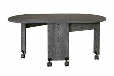 Овальный стол Баско Ясень черный