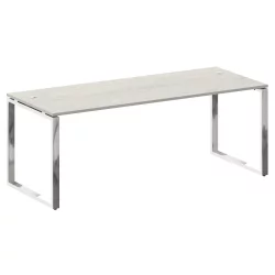 Стол рабочий руководителя METAL SYSTEM DIRECT БО.СРР-6.8 Дуб Наварра