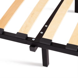 Детская кровать Bruno металл, 90*200 см, черный