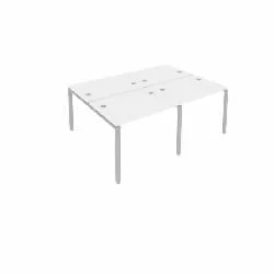 Рабочая станция на 4 раб.места Metal System БП.СМ-4.1 Белый/Серый