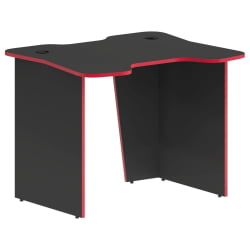 Компьютерный стол с надстройкой SKILLL SKL 100CB антрацит/красный