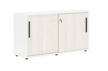 Шкаф с дверьми-купе EDIS ELC 1343 Ясень Траун Черный Белый