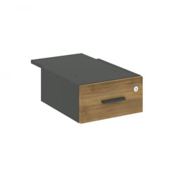 Тумба подвесная с одним ящиком CONCEPT CN.PT-003 B/W Сандал Янтарный Антрацит