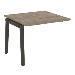 Проходной наборный элемент переговорного стола ONIX WOOD OW.NPRG-1 Тиквуд Темный/Темный