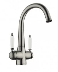 Смеситель Omoikiri Okinawa-2-Si Латунь/Античное Серебро