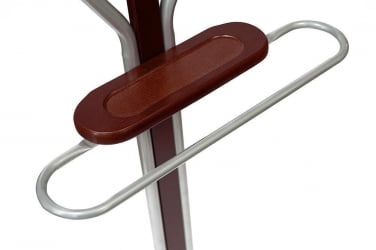 Вешалка CH-4089 дерево/хромированный металл, 48*28*108 см, cherry (вишня)