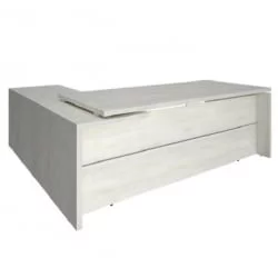 Стол руководителя YALTA LT-C 22 R Снежная Платина