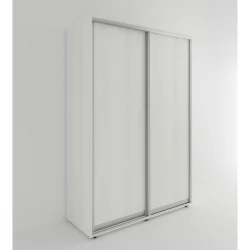 Современный шкаф-купе с зеркалом Акцент-Сим Д 1200х600 Выбеленное дерево