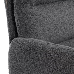 Кресло Dover хром букле, серый, barni grey