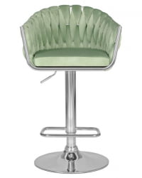 Стул барный DOBRIN MARCEL (пудрово-мятный велюр (MJ9-87)) 2 шт