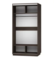 Двустворчатый гардеробный шкаф Экспресс Хит Элемент 1200x2200h Венге