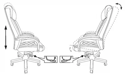 Кресло руководителя Бюрократ T-9924WALNUT/BLACK