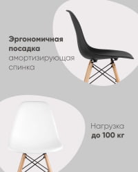 Стул Eames Style DSW зеленый (разборный каркас)