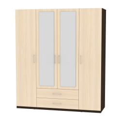 Шкаф распашный R-198х180х45-2-M(Венге-ДМ)