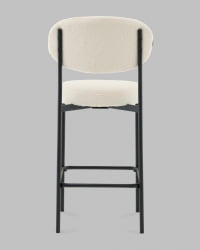 Стул полубарный Бриф DD ПБ букле молочный