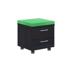 Тумба Мобильная XMC-2D Легно Темный/Зеленый