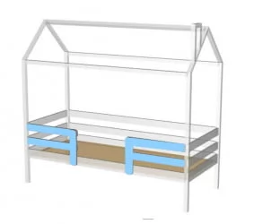 Кровать-домик RooRoom кд-22 Белый