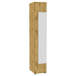 Шкаф распашный Алиса(H1_M)2230х400х540ручкаскоба96мм(ДВ)