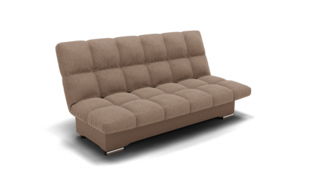 Диван Финка (ЗР) Цвет фасада: Светло коричневый; Тип: Прямой; Материал фасада: Металл/Велюр