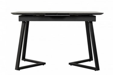 Стол Роналдо раздвиж. 120-160 Темный мрамор/Бабочка