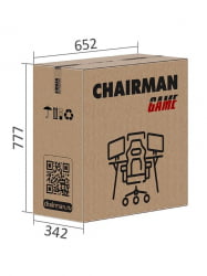 Игровое кресло CHAIRMAN Chairman гаме 15 Черный Серый / game