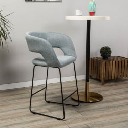 Кресло полубар Hugs св.сер/Линк