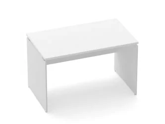 Стол прямой Дека ЛДСП каркас 75.07.12 Белый / Deka
