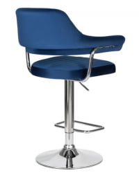 Стул барный DOBRIN CHARLY (синий велюр (MJ9-117)) 2 шт