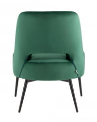 Кресло лаунж Бостон велюр Зеленый