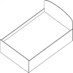 Кровать Проспект Гм.КР-12 дуб