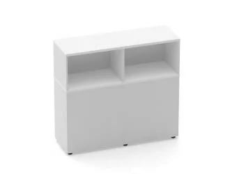 Тумба комбинированная высокая для рабочего модуля Deka 9.04.125 Белый