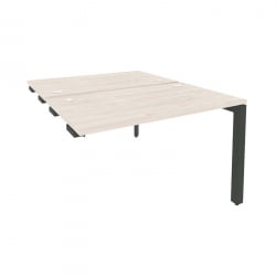 Стол-приставка двойной на П-образном м/к к опорным элем. ONIX O.MP-D.SPR-2.7 Денвер Светлый/Антрацит