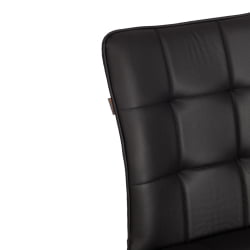 Стул обеденный Bari LT, экокожа, черная, 41х55х89 см