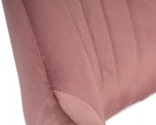 Стул барный DOBRIN CHARLY GOLD (розовый велюр (MJ9-32))