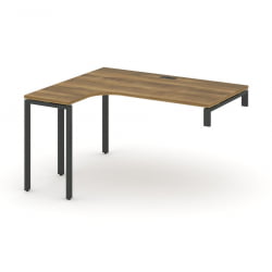 Стол-надставка на опорную тумбу (левый) CONCEPT CN.OSAN-003(L) Сандал Янтарный Антрацит