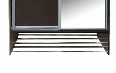 Шкаф-купе венге Ольга 10.1 Ясень шимо светлый Венге