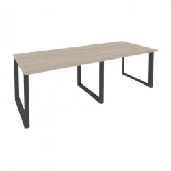 Стол переговорный (2 столешницы) ONIX O.MO-PRG-2.2 Дуб Аттик/Антрацит