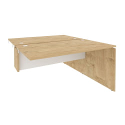 Стол-приставка двойной к опорным элементам ONIX O.D.SPR-3.8 Тиквуд Светлый/Белый