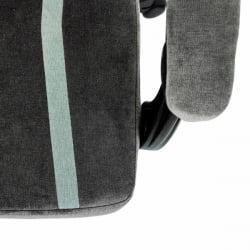 Кресло компьютерное BRABIX Shooter GM-12, 2 подушки, ткань, серое