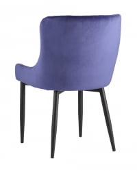 Стул Ститч ткань велюр (Синий)