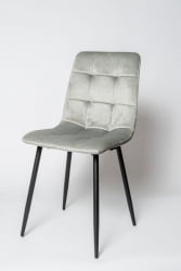 Стул со спинкой OKC 1225 серый вельвет G-062-39