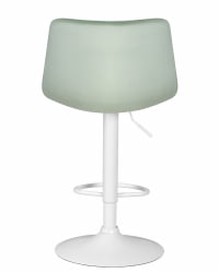 Стул барный DOBRIN TAILOR WHITE (пудрово-мятный велюр (MJ9-87)) 2 шт