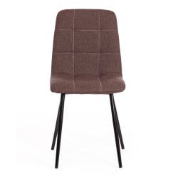 Стул CHILLY MAX ткань/металл, 45 х 54 х 90 см , темно-коричневый 01/черный