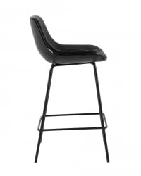 Стул полубарный Деймон (ПБ) экокожа Черный
