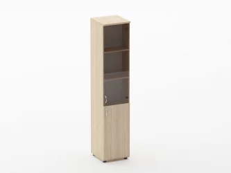 Шкаф высокий со стеклом Twin 16.16.13Пр Туя