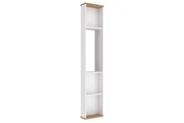 Стеллаж для игрушек ЛД 528.080.000 Белый/Дуб золотой