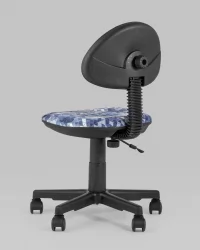 Кресло компьютерное детское УМКА абстракция Синий